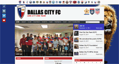 Desktop Screenshot of dallascityfc.com