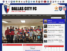 Tablet Screenshot of dallascityfc.com